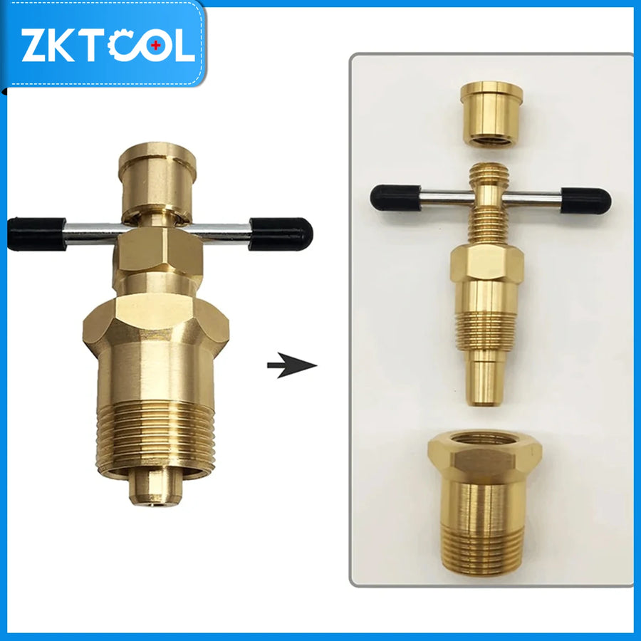 1/2-Inch and 3/4-Inch Brass Compression Ferrule Puller Tool