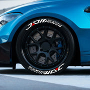 Jdm Alphabet Pvc Car Decals Tire Fashion Waterproof Automotive Accessories 3D Thickened Wheel Rim Stickers