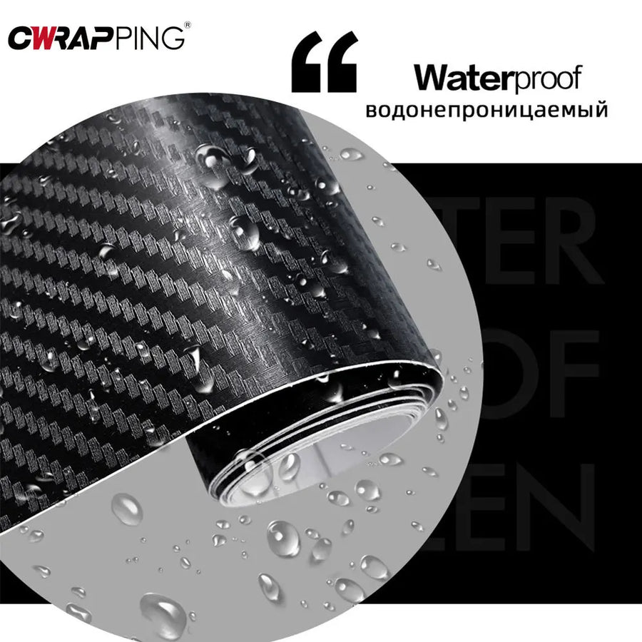 Carbon-Fiber-Look Vinyl Wrap Film – 2D to 9D Styles