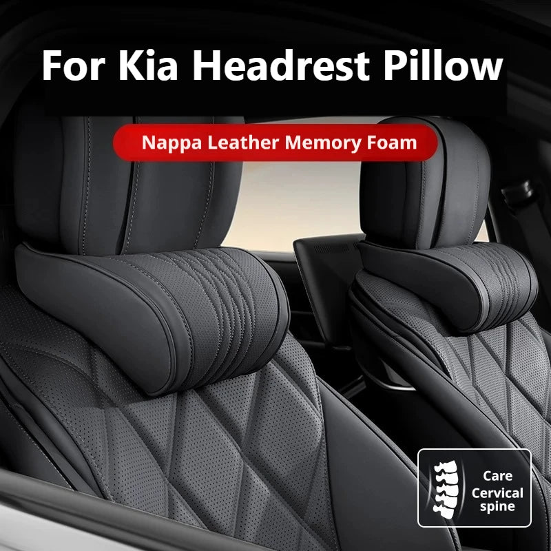Memory Foam Kia Car Headrest and Lumbar Support Pillow