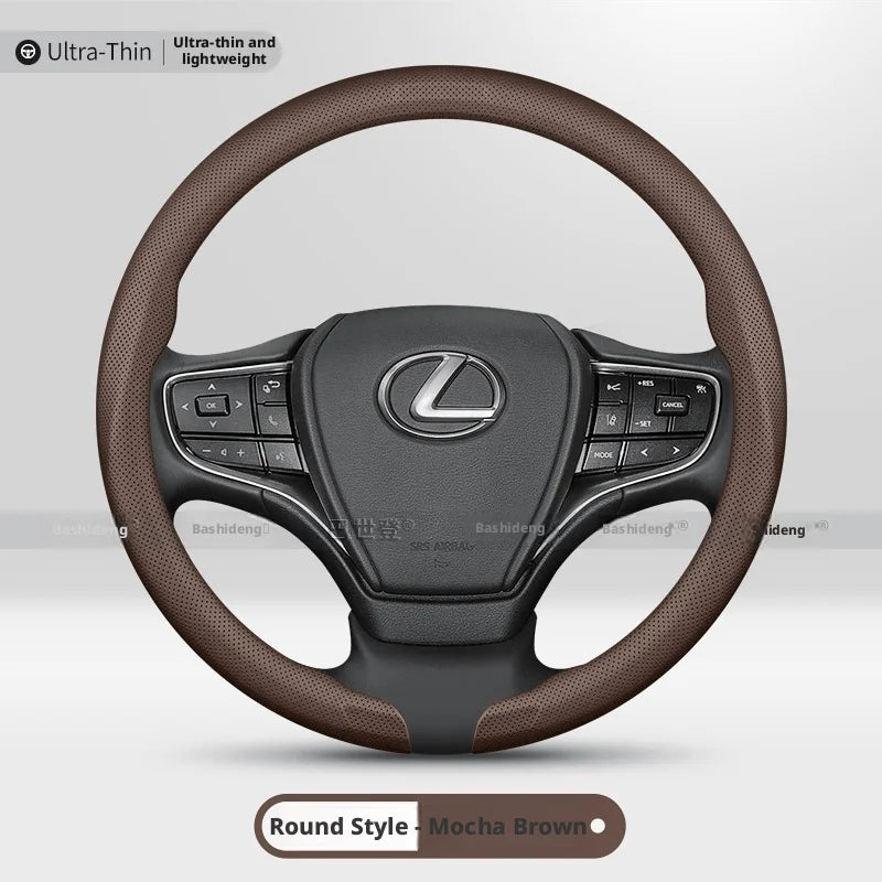 Nappa 37-38CM Steering Wheel Cover for Lexus RX NX ES GX IS ES300h ES350h NX350h NX450h