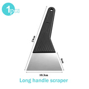 Stainless Steel Vinyl Wrap Squeegees - Long or Short Handle