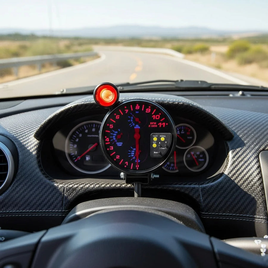 Oil Pressure, Water Temperature, Oil Temperature and More Automotive Gauge