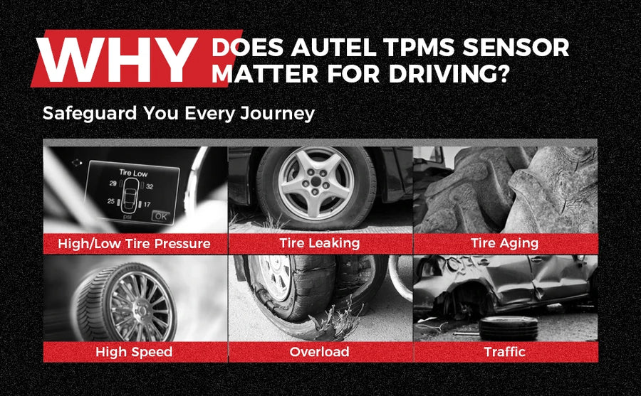 Autel MX-Sensor 315MHz/433MHz Programmable TPMS Sensor