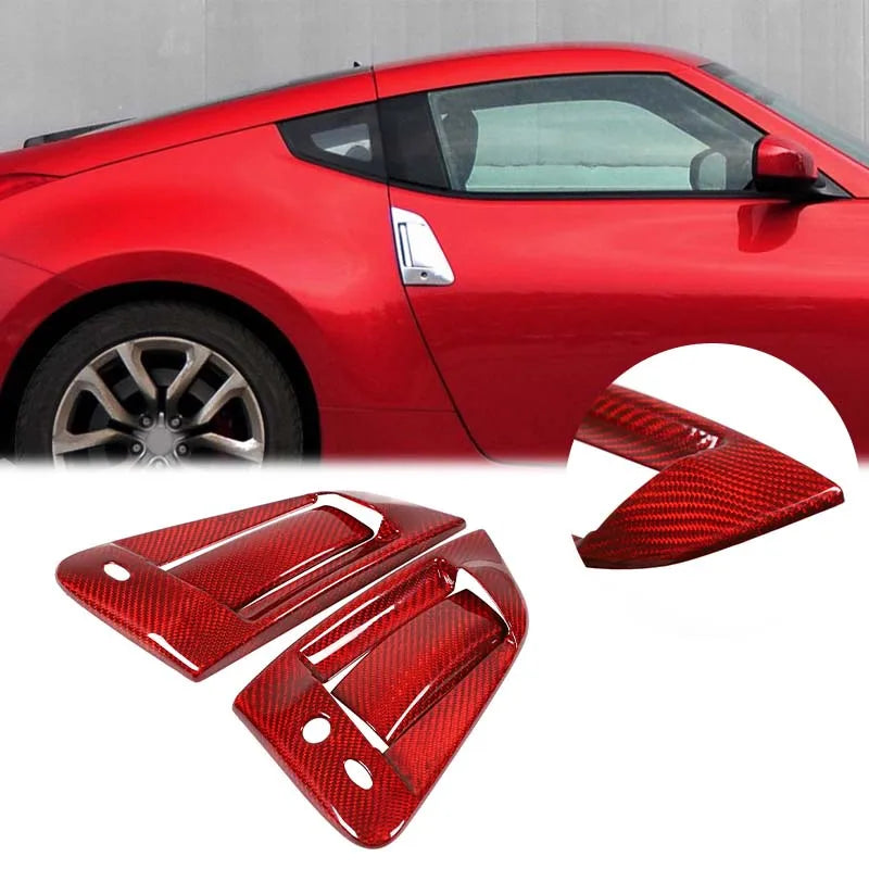 Carbon-Fiber Door Handle Covers for 2009–2019 Nissan 370Z