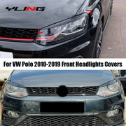 Headlight Eyebrow Trim Set for 2010–2019 Volkswagen Polo – Sedan