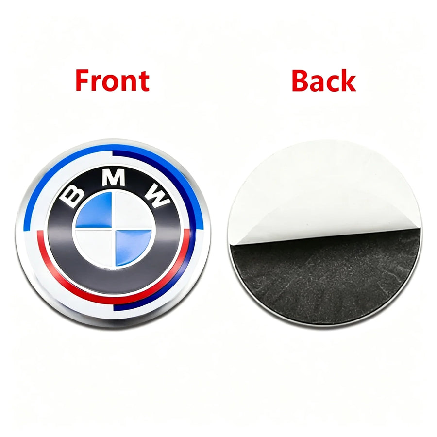 Aluminum Wheel Center-Cap Emblem Sticker Set for BMW X5