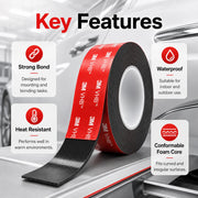 3M 5952 VHB Double-Sided Foam Tape – 1.1 mm