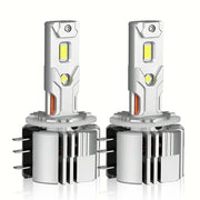 2-Piece H15 LED Headlight Bulb – 6000K, CANBUS