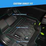 All-Weather TPE Floor Liners for 2013–2017 Honda Accord Sedan