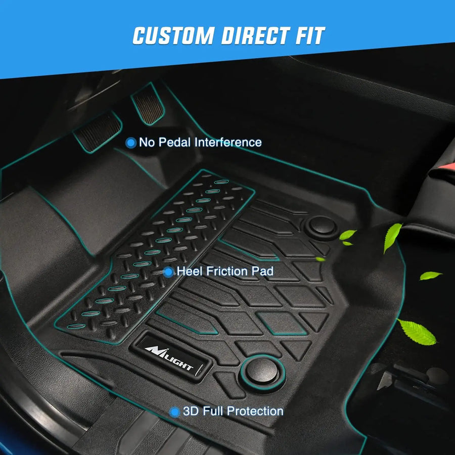 All-Weather TPE Floor Liners for 2013–2017 Honda Accord Sedan