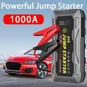 2000A 12V Car Jump Starter with 29,800mAh Power Bank