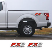 FX2 Off-Road Pickup Decal Pair – 40 × 12 cm