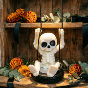 Tire Skull Swinging Car Ornament