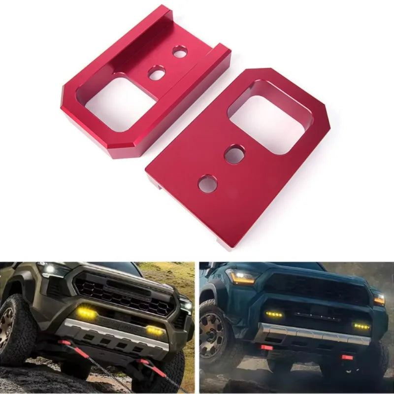 Front Tow Hook Set for Toyota Tacoma and 4Runner 2024-2026