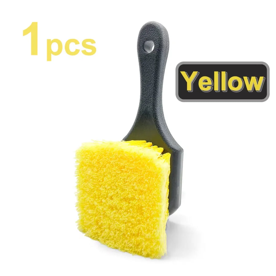 PP-Bristle Wheel & Tire Scrub Brush