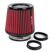 Universal High-Flow Cone Air Filter, 3/3.5/4-Inch