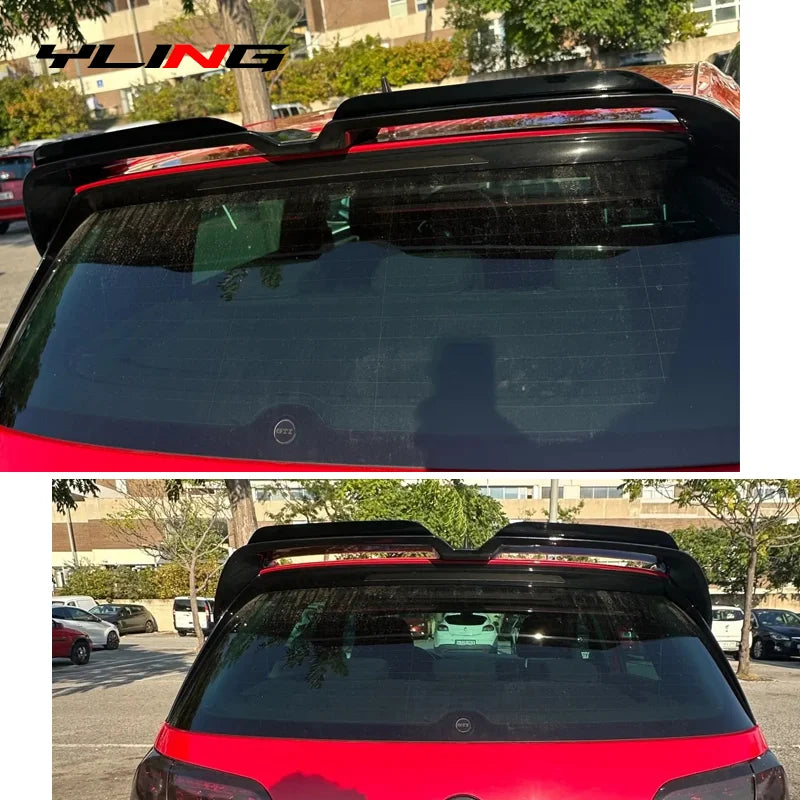 Gloss Black Rear Roof Spoiler for Volkswagen Golf