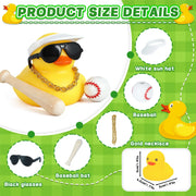 Classic Rubber Duck Dashboard Ornament – Single Set