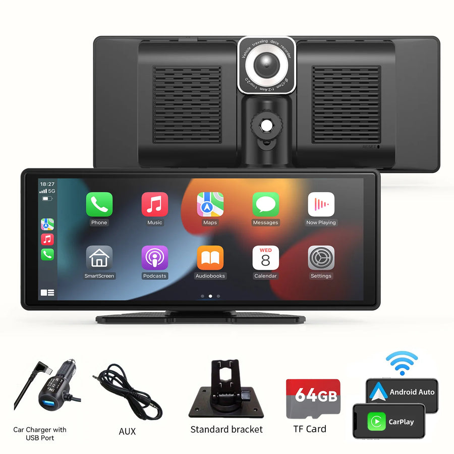 Portable Wireless CarPlay and Android Auto Display