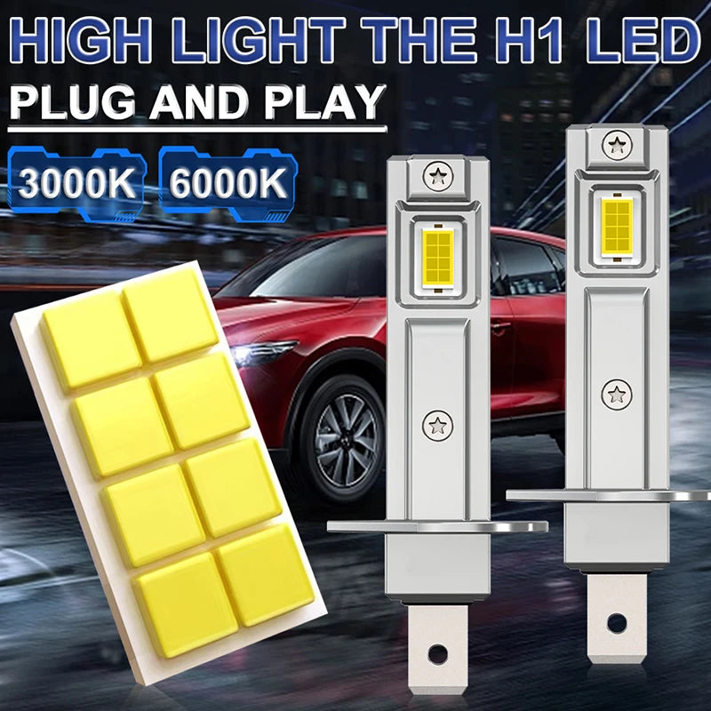 H1 LED Headlight Bulb – 6000K, CANBUS