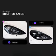 LED Headlight Assembly Set for 2010–2013 Porsche Panamera