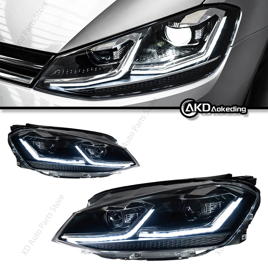 LED Projector Headlight Assembly for VW Golf 7 2013–2017