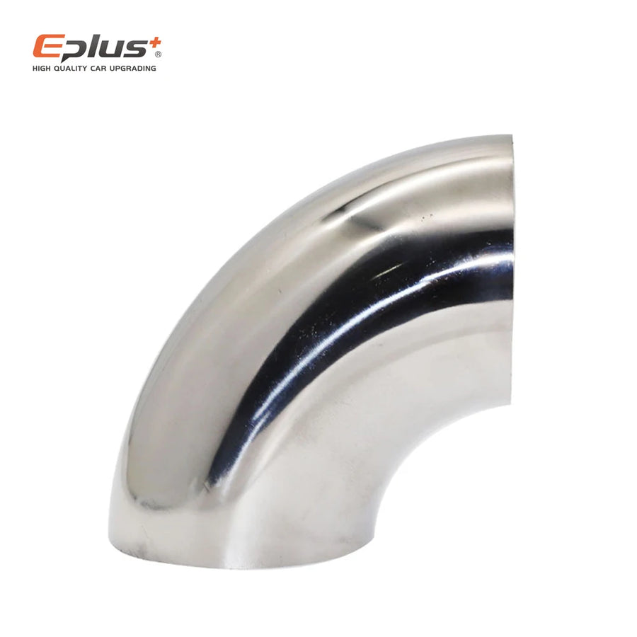 Universal 304 Stainless Steel 90-Degree Exhaust Pipe Elbow