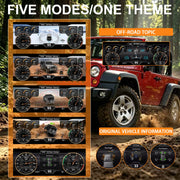 12.3-Inch Digital Gauge Cluster for Jeep Wrangler JL and Gladiator 2018–2023