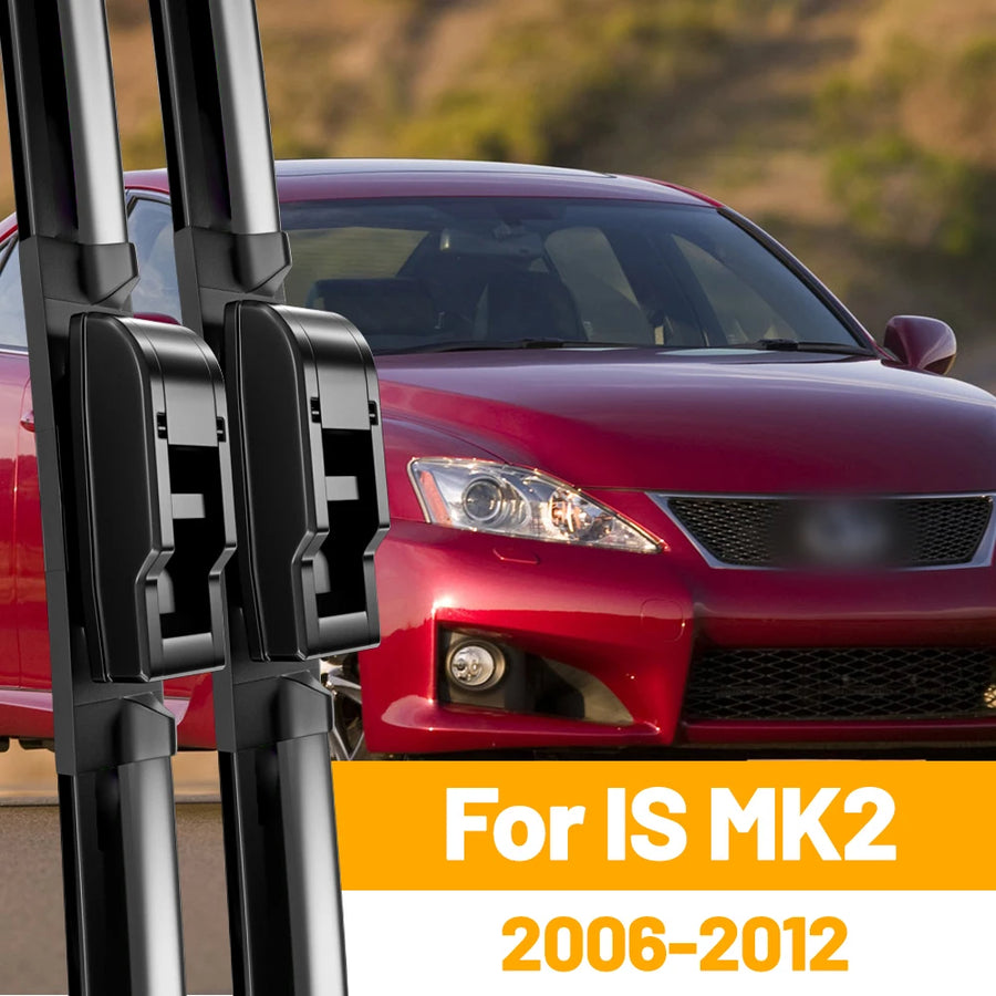 Front Windshield Wiper Blade Set for Lexus IS MK2 IS250 2006-2012