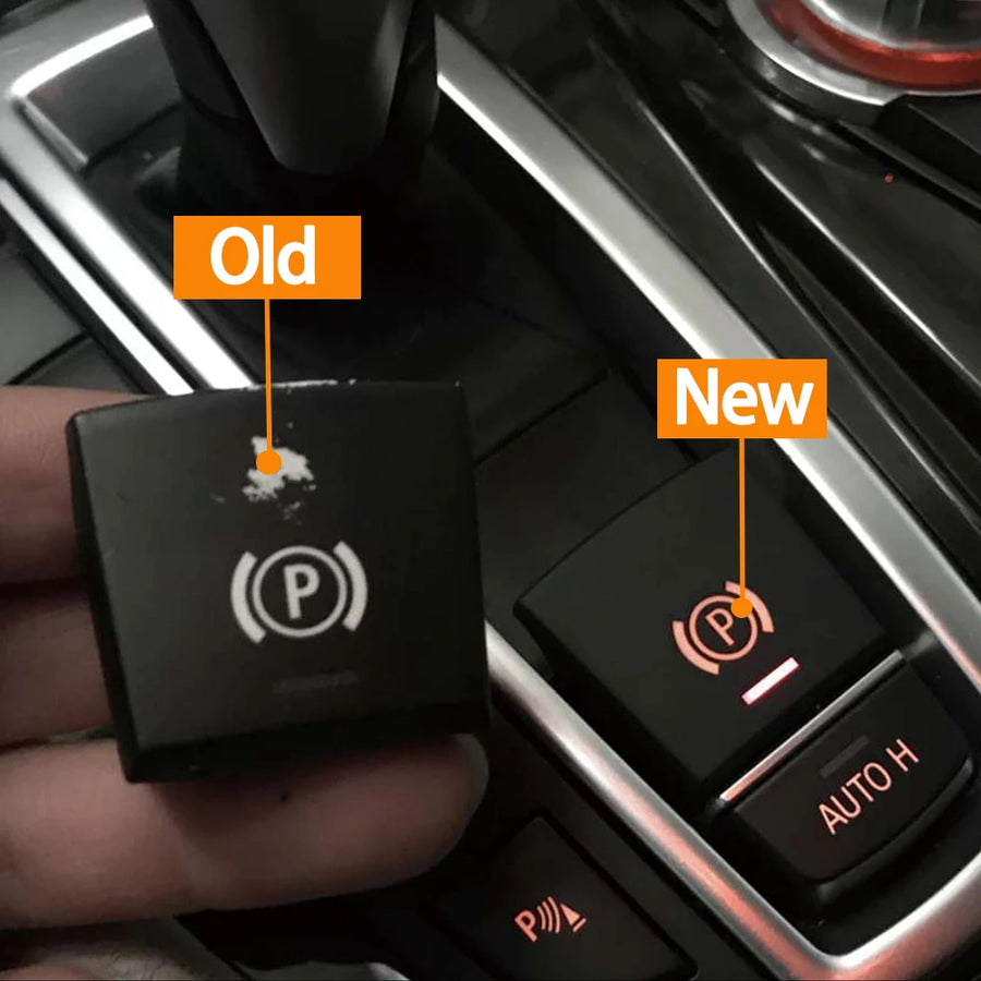 Car Handbrake Parking Brake P Button Auto H Switch Cover for BMW 5 6 7 X3 X4 X5 X6 F01 F02 F07 F10 F06