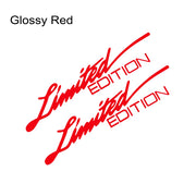 “Limited Edition” Vinyl Decal Pair – Multiple Sizes