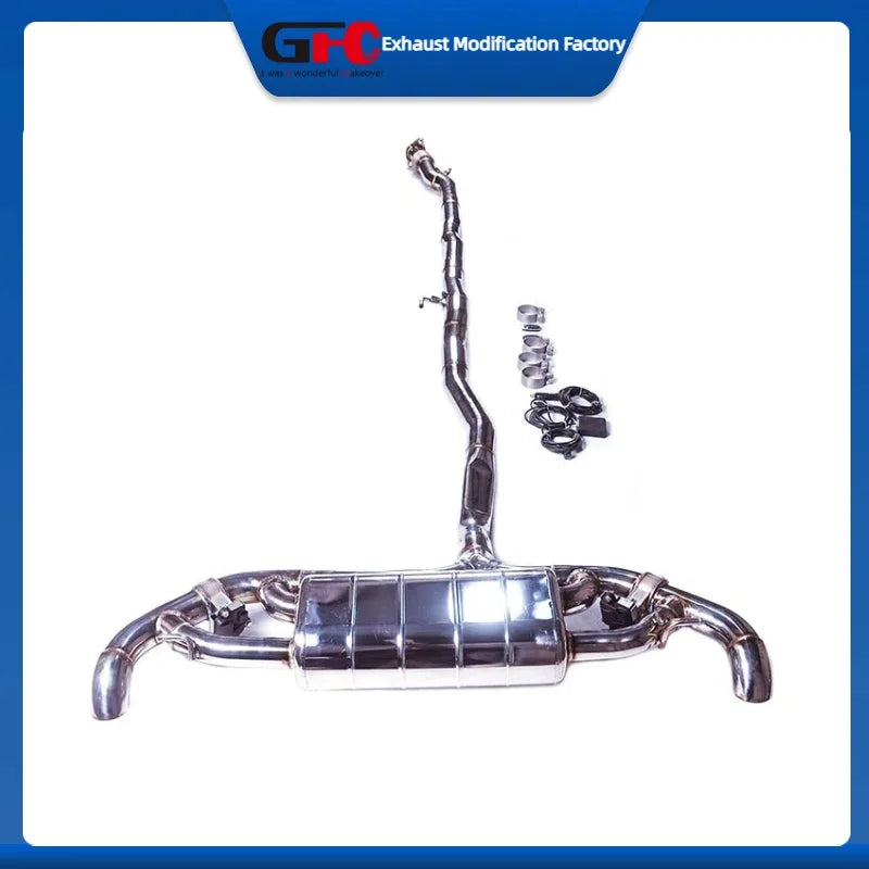 Stainless Steel Valved Cat-Back Exhaust System for Mercedes-Benz 2020-2025