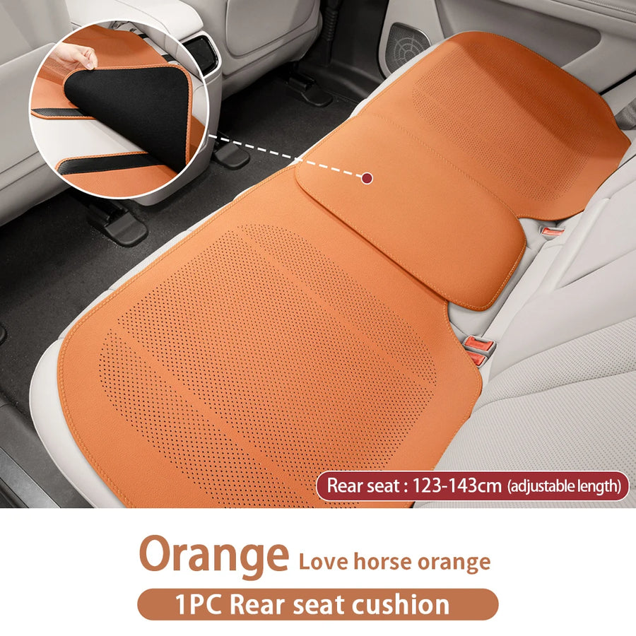 Universal Leather-look Car Seat Cover and Cushion Set
