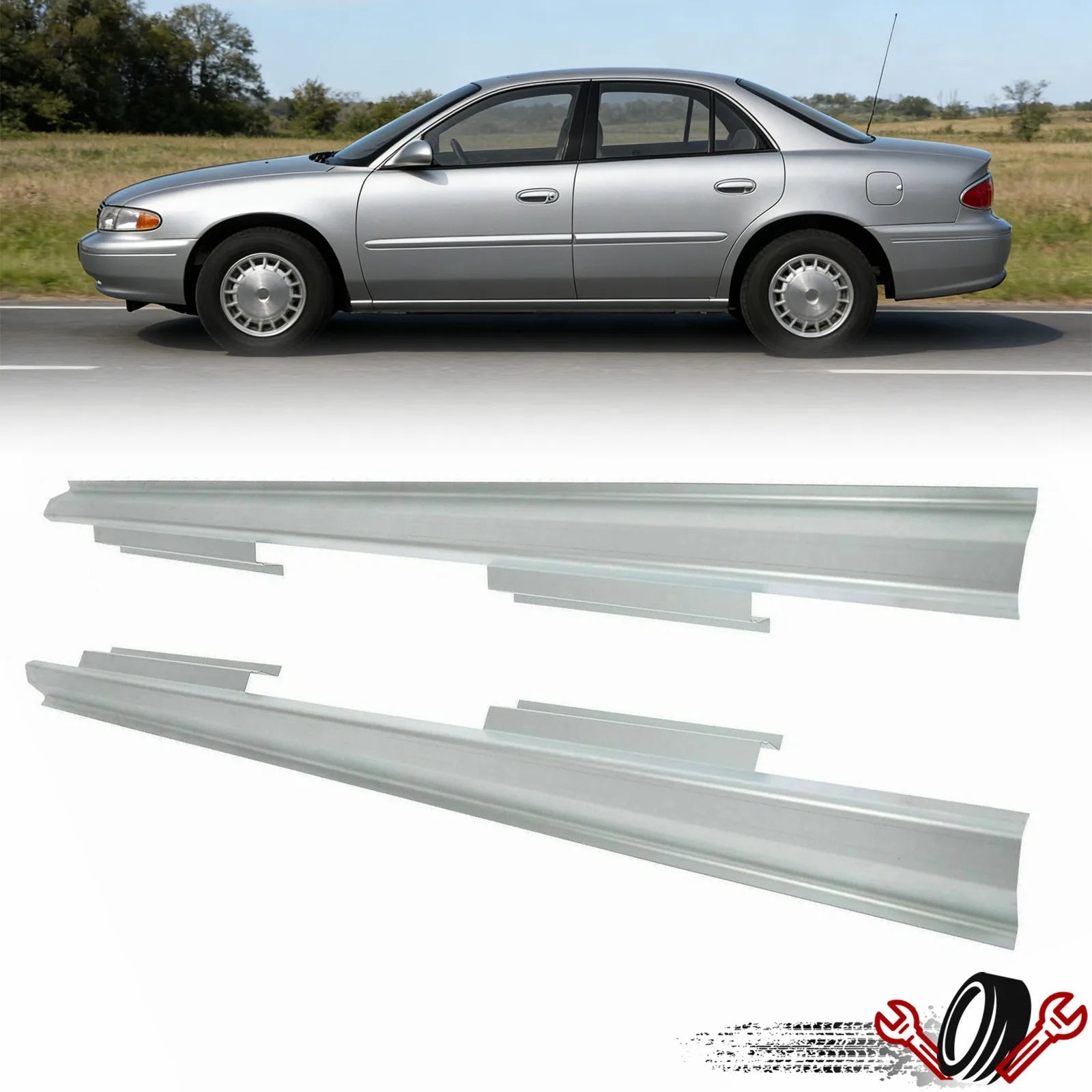 Outer Rocker Panel Pair for Buick Century/Regal 1997-2005