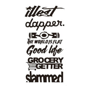 1set JDM Reflective Car Sticker Moto Racing Decor Vinyl Decal