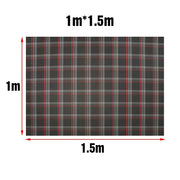 Volkswagen Golf GTI-Style Plaid Upholstery Fabric – 1.5 m Wide