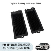 2-Piece Hybrid Battery Cooling Air Filter Set for Toyota Highlander Hybrid 2020+
