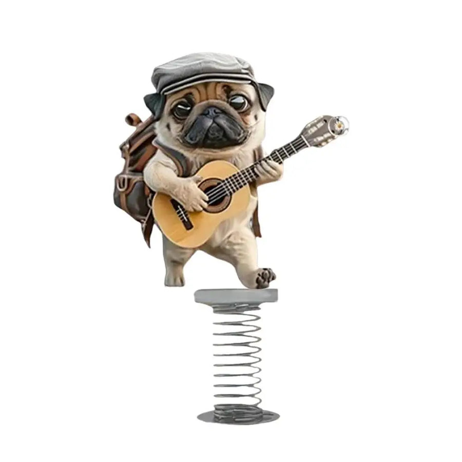 Cartoon Bobblehead Car Dashboard Ornament