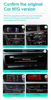 10.25-Inch CarPlay and Android Auto Display for Audi A4, A5, S4 and S5 2009–2016