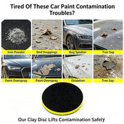5- & 6-Inch Clay Disc Pads for Car Paint Decontamination