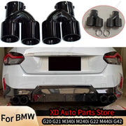 Y-Shaped Dual-Outlet Exhaust Muffler for BMW M240i/M340i/M440i