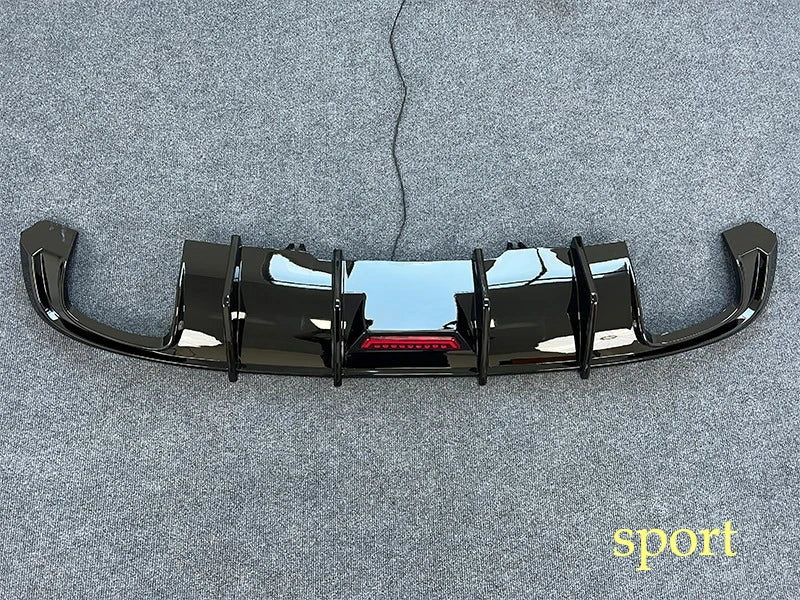 Rear Bumper Diffuser for Audi A4/S4 B9 Sedan 2017-2019