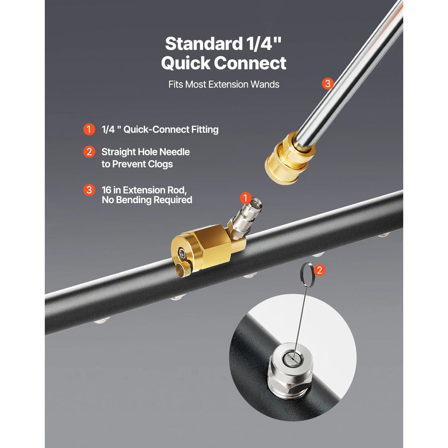 16/24-Inch Pressure Washer Undercarriage Cleaner