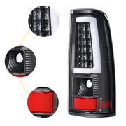 Smoked Black LED Tail Light Assembly Set for 2003–2006 Chevrolet Silverado 1500