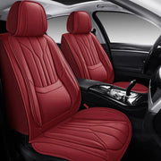 Red Universal Full 5-Seat Cover Set for Split Rear Benches