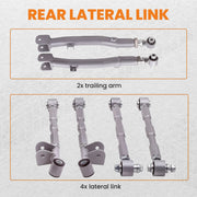 Rear Adjustable Lateral Link Kit for Subaru Impreza WRX/STI GDA/GDB 2002-2007