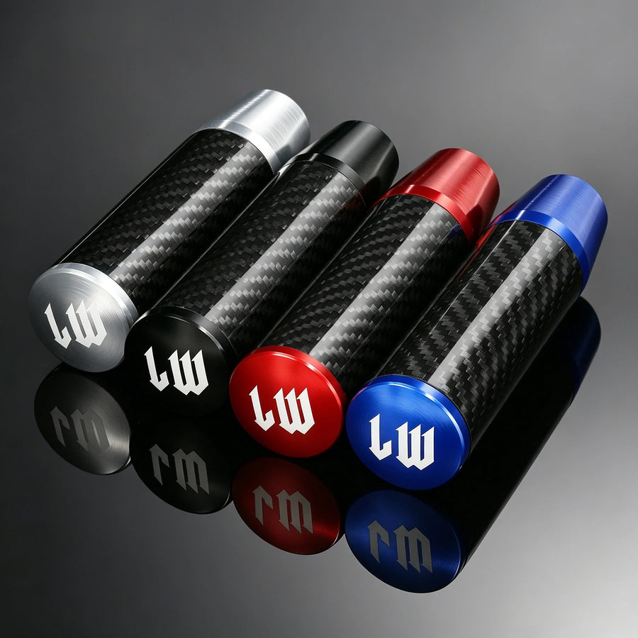 13cm Carbon-Fiber-style Manual Gear Shift Knob