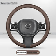 Nappa Steering Wheel Cover for Volvo XC60 XC40 XC90 EX40 EX90 V60 V40 V90 S60 S90