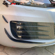 Gloss Black Front Bumper Lip & Splitter for 2008–2012 Volkswagen Golf